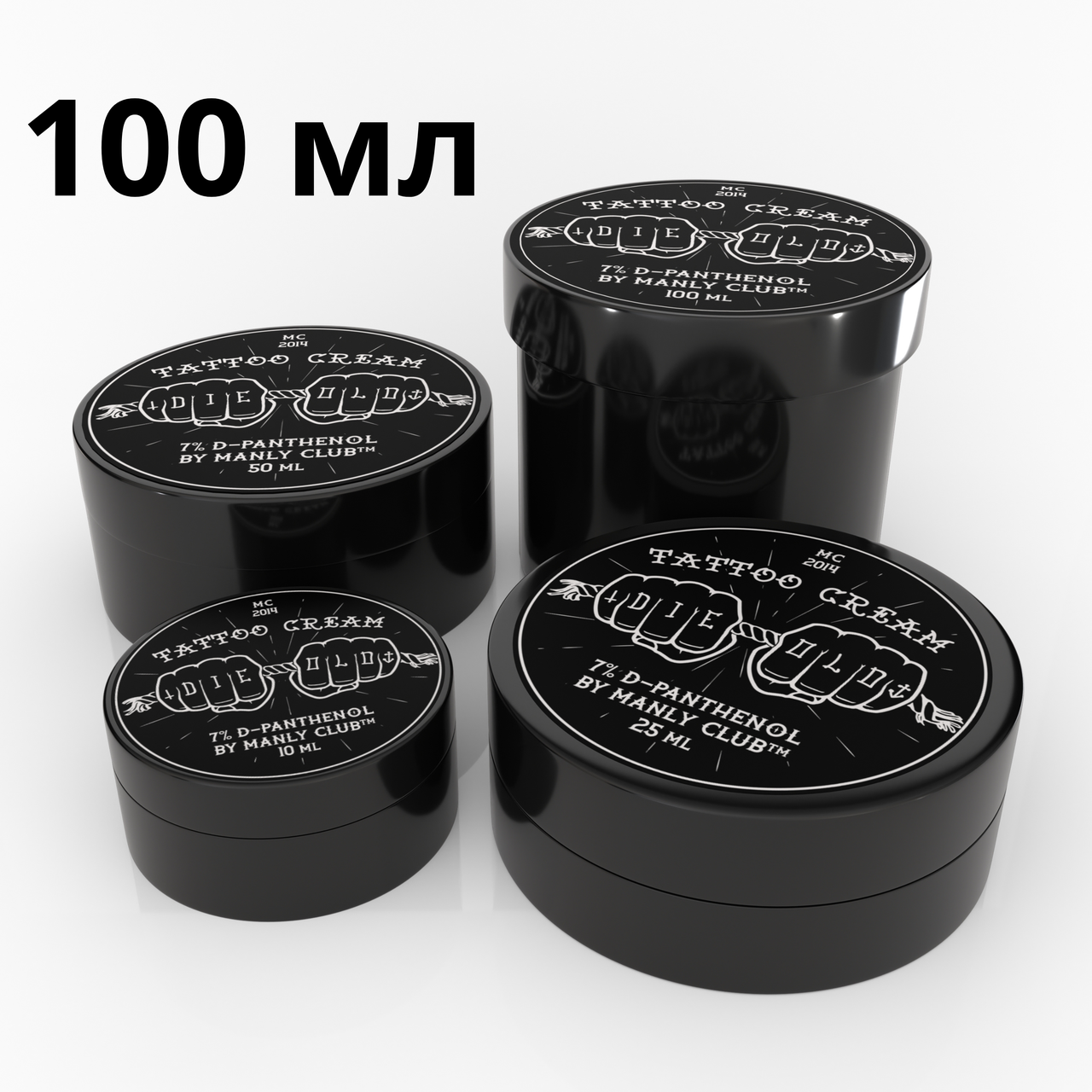 100 мл Крем для загоєння TattooCream Manly Club, фото 1