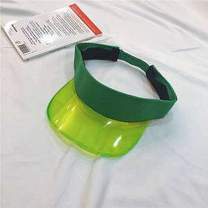 Прозорий козирок One Size Зелений