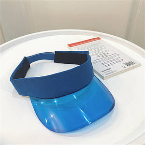 Прозорий козирок One Size Синій