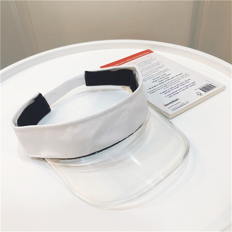 Прозорий козирок One Size Білий