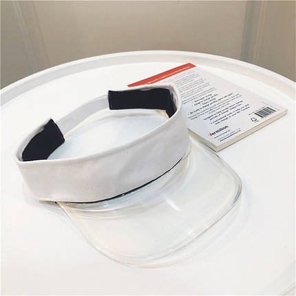 Прозорий козирок One Size Білий, фото 1