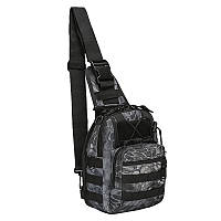 Рюкзак тактический на одно плечо AOKALI Outdoor A14 20L Black Typhon "Gr"