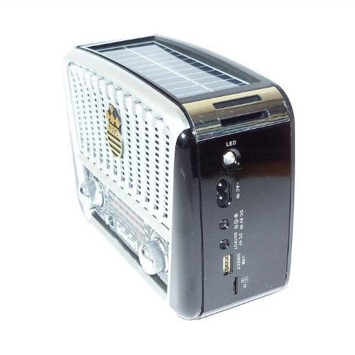 Радиоприёмник Golon RX-455S USB / аккумулятор солнечная панель. TC-885 Цвет: Серый (WS) - фото 3 - id-p1825136208