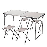 Стол складной туристический folding table алюминиевый столик и стулья для кемпинга раскладной стол чемодан