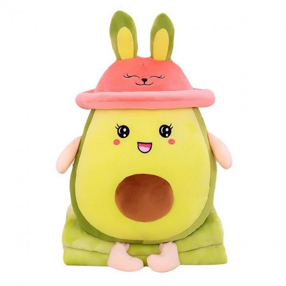Іграшка - плед - подушка 3 в 1 Авокадо 50 см подарунок для дітей, фото 1
