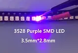 Світлодіоди PLCC2 SMD 3528 1210 Ультрафіолетовий Білий, фото 2