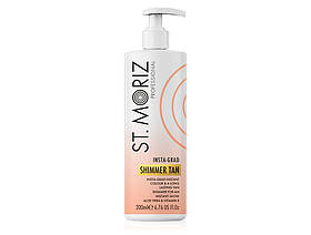 Засіб для легкої засмаги з ефектом шимеру St. Moriz Professional Insta-Grad Shimmer Tan (200 ml)