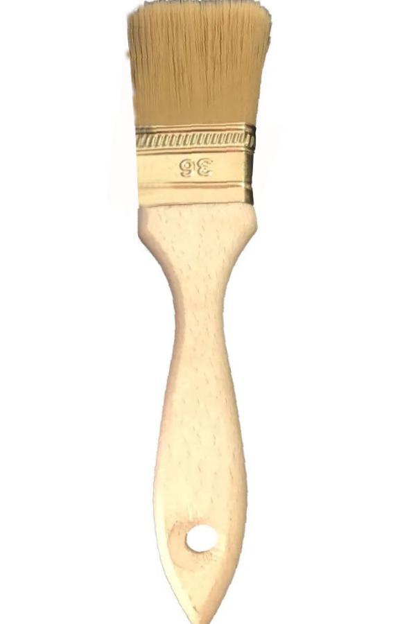 Пензель малярський з натуральним ворсом 1,5"/7 (36/7)