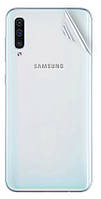 Гидрогелевая пленка для Samsung A50 на заднюю панель глянцевая прозрачнаяя
