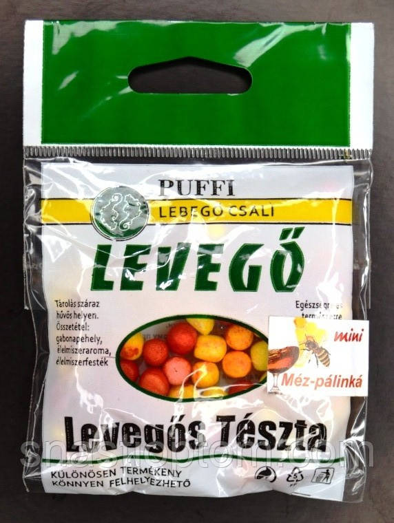 Рибальське повітряне тісто, Puffi Levego Міні, 5г, смак Мед-Самогон