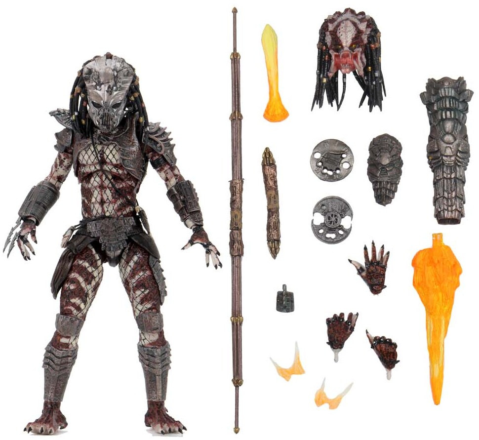 Фігурка Neca Хранитель з к/ф Хижник 2, 20 см — Ultimate Guardian #04, Predator 2, 30th Anniversary
