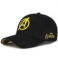 Молодежная бейсболка Narason черного цвета с лого Avengers