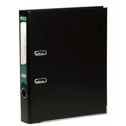 Папка реєстратор А4 4OFFICE 4-247-04 5см ЧОРНИЙ (1/10), фото 1