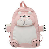 Рюкзак рожевий ведмедик для міста та школи, жіночий / FS-1853,2