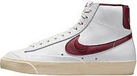 Кеди жіночі Nike W BLAZER MID 77 SE біло-бордові DV7003-100