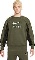 Свитшот Nike M NSW NIKE AIR FT CREW оливковый DQ4205-222