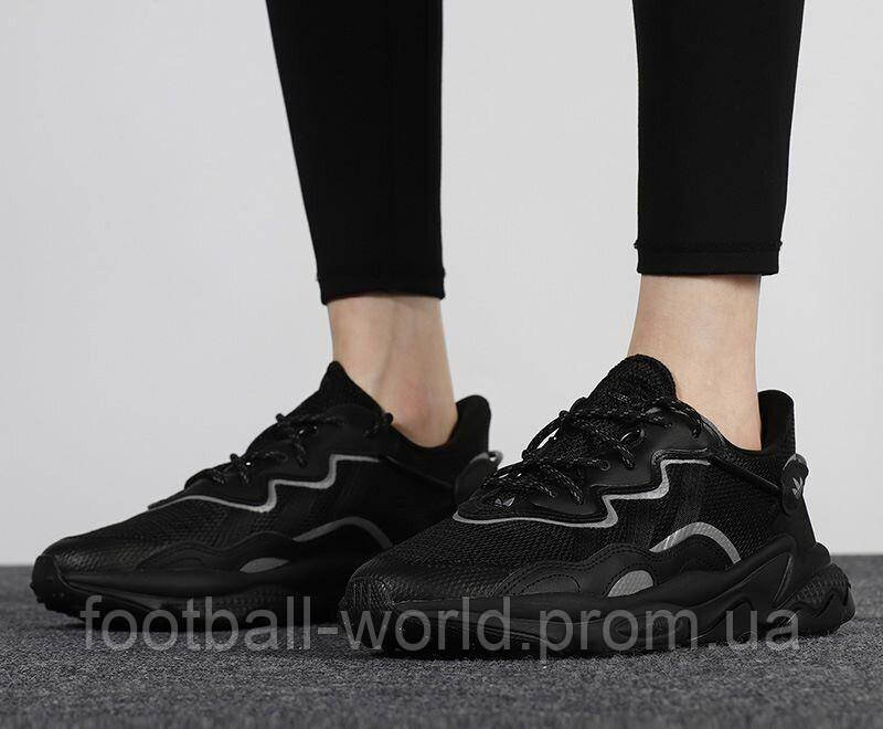 Кроссовки беговые женские Adidas OZWEEGO MARATHON RUNNING черные Q46168 - фото 7 - id-p1825204905