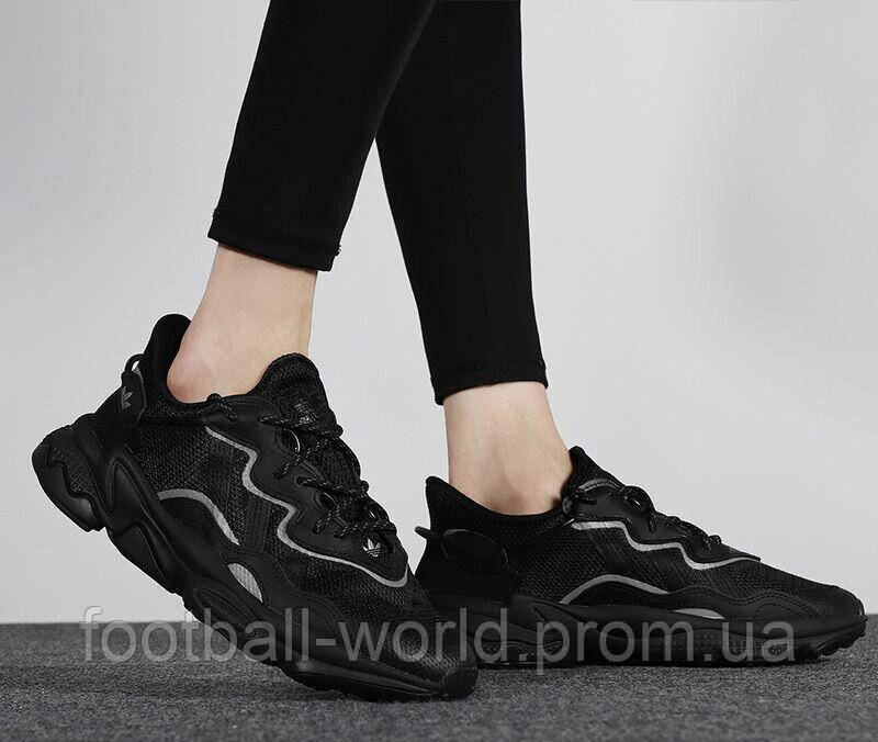 Кроссовки беговые женские Adidas OZWEEGO MARATHON RUNNING черные Q46168 - фото 8 - id-p1825204905