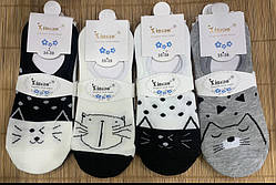 Шкарпетки сліди підслідники жіночі п'ята силікон