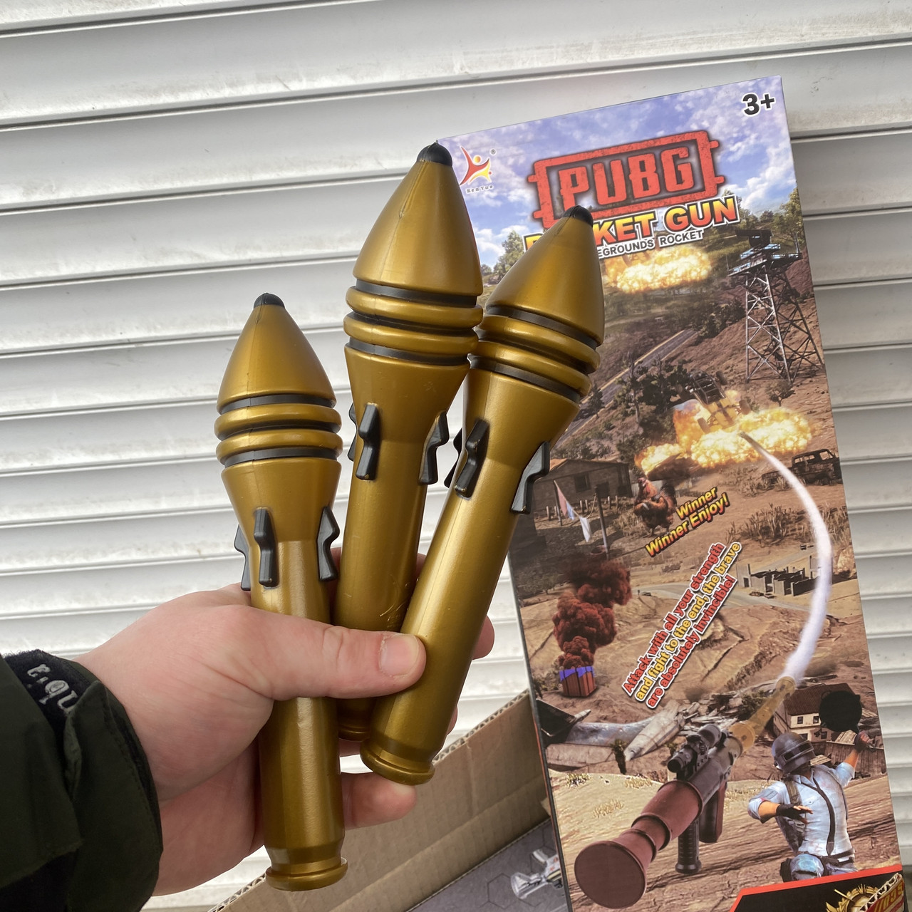 Купити Іграшка базука, гранатомет, стріляє снарядами 3 шт. у наборі ...