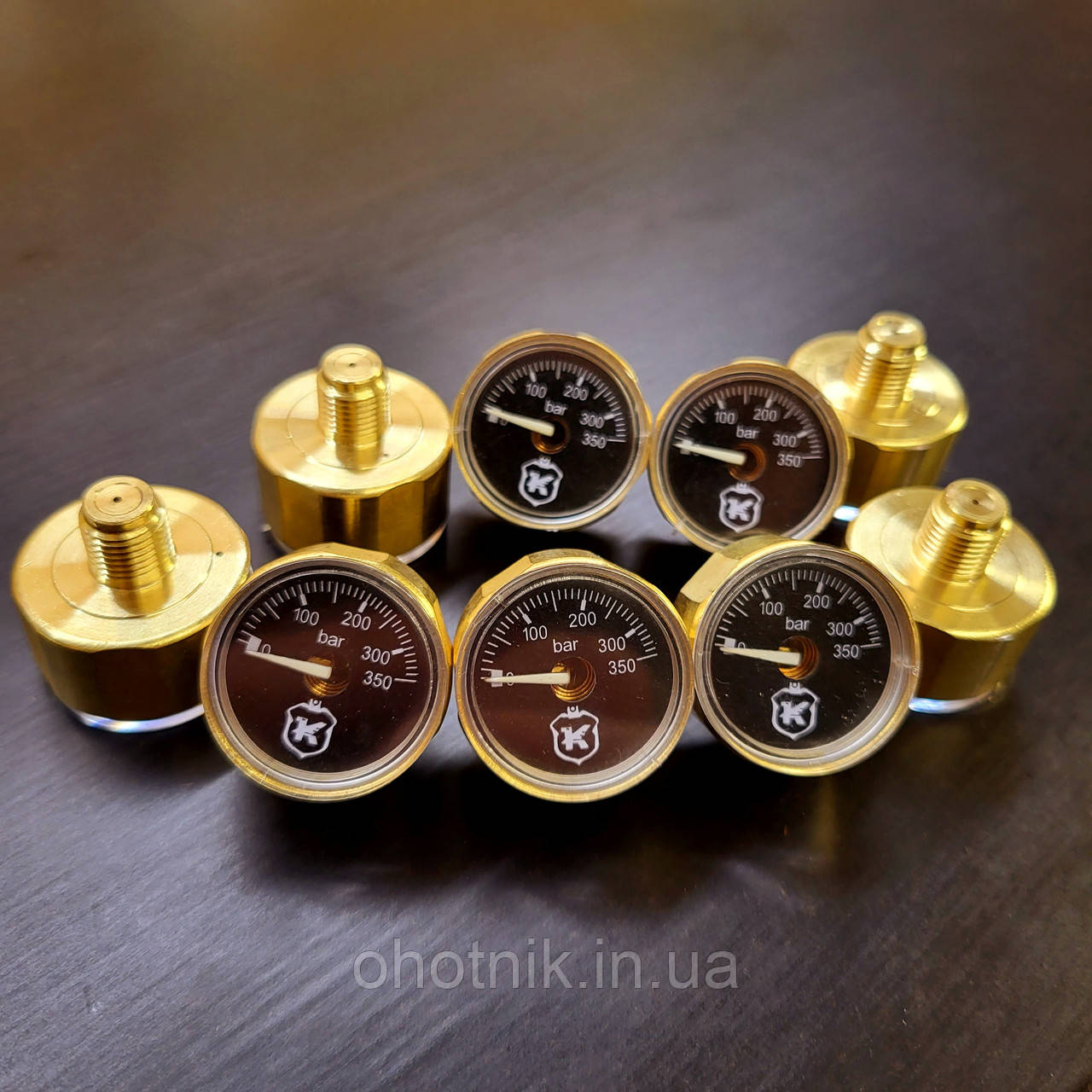 Манометр для рср гвинтівок Kalibregun 350bar / різьба м10/1, фото 1