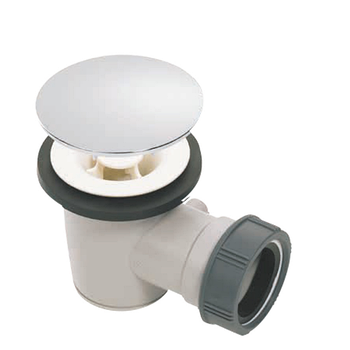 Сифон d50мм для душового піддону Tourbillon з адаптером d40/50мм Wirquin