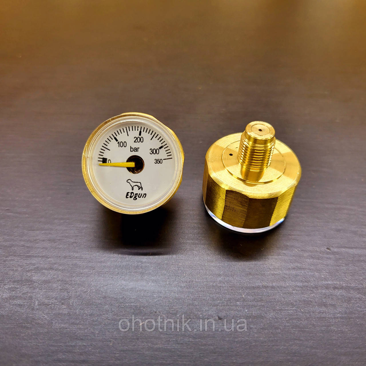 Манометр для рср гвинтівок Edgun 350bar / різьба G1/8