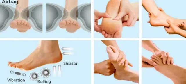 Вибромассажер для ног Shiatsu Foot Massager - фото 5 - id-p1825247781