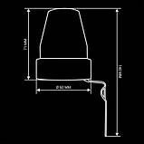 Датчик освітлення PHS-07 max 2400Вт 10А сутінковий 140х60х71 мм BIOM, фото 3