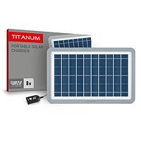 Портативная зарядная солнечная панель Titanum TSO-M508U 8W