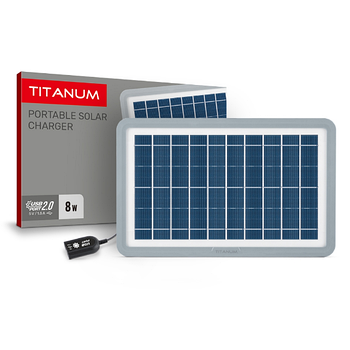 Портативна зарядна сонячна панель 8W Titanum TSO-M508U