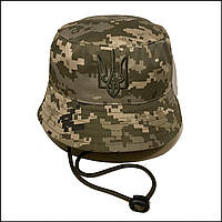 Панама з тризубцем та зі шнурком (військовий піксель, р. 57-58,58-59)