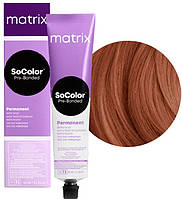 Стойкая краска для окрашивания седых волос Matrix SoColor Pre-Bonded Extra Coverage 506BC темный блондин, 90