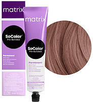 Стойкая краска для окрашивания седых волос Matrix SoColor Pre-Bonded Extra Coverage 506M темный блондин мокка,