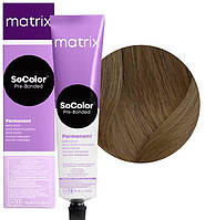 Стойкая краска для окрашивания седых волос Matrix SoColor Pre-Bonded Extra Coverage 506N темный блондин, 90