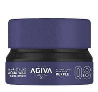 Воск для укладки волос Agiva Styling Hair Aqua Wax Cool Bright Purple 08, 155 мл