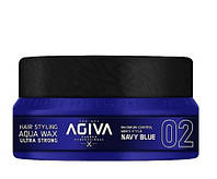 Воск для волос Agiva Styling Hair Aqua Wax Ultra Strong Navy Blue 02, 90 мл