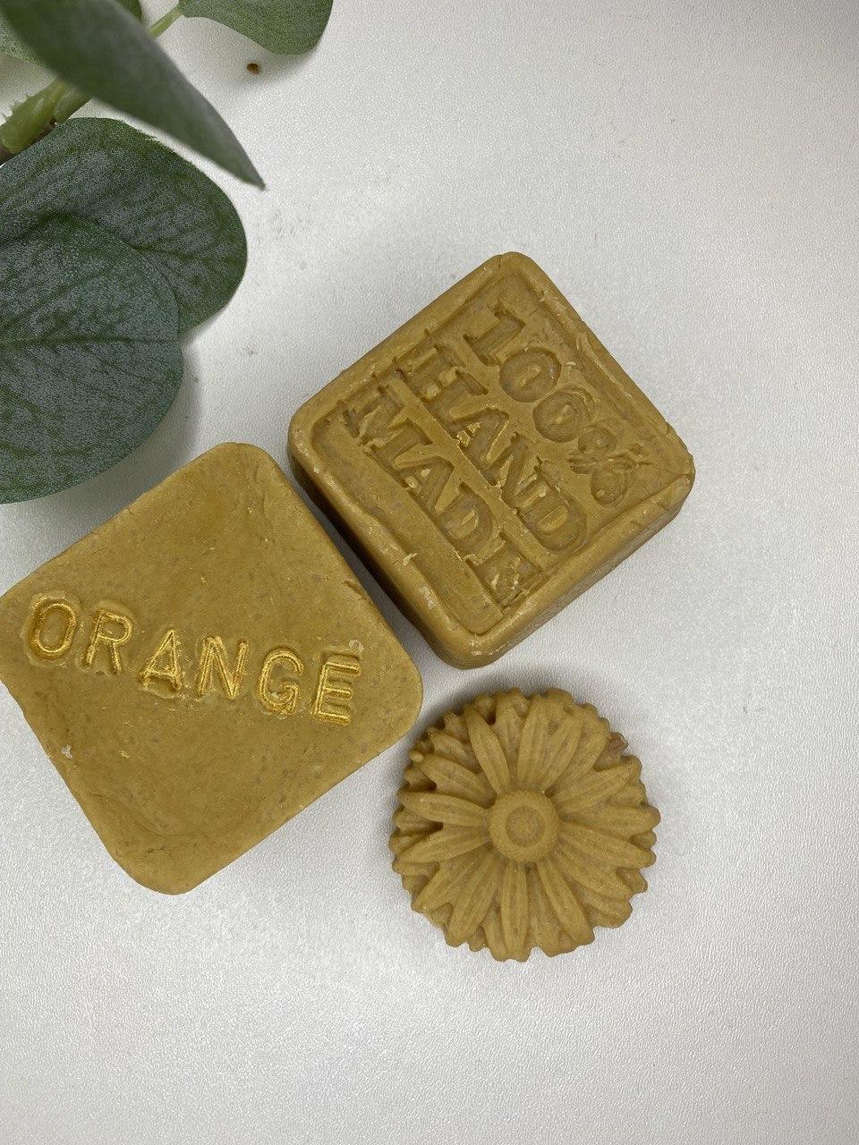 Аюрведичний шовковий твердий шампунь «Orange»