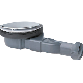 Сифон d90мм для душового піддону Slim з мембраною d40/43мм Wirquin