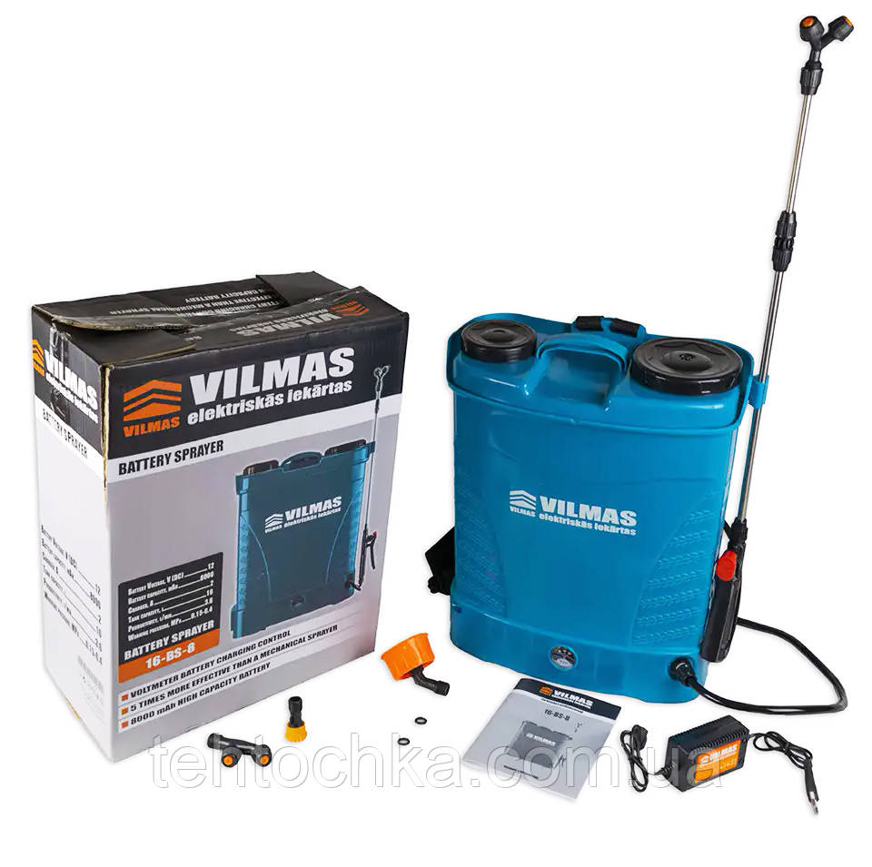 Обприскувач ранцевий акумуляторний VILMAS 16-BS-8