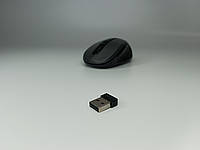 Беспроводная компьютерная мышь 3000 USB черного цвета в блистере