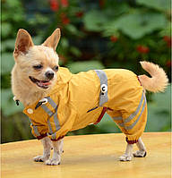 Комбинезон дождевик для собак Pet Style "Professional" Желтый XL