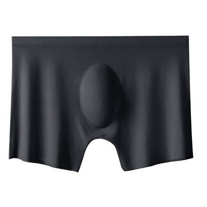 Труси анатомічні боксери 3D безшовні ультратонкі Menmode чорний