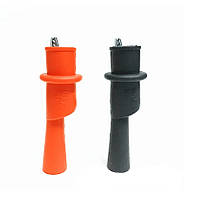 Пара силіконових затискачів крокодил 2 шт., Тестові затискачі крокодила 1000 В 10 А, Затискач для дроту типу банан