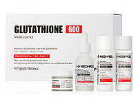 Набір для догляду за обличчям Medipeel Glutathione 600 Multi Care Kit (тонер, 30 мл + емульсія, 30 мл + сирова