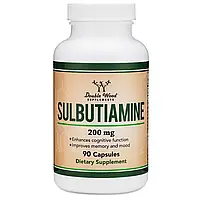 Double Wood Sulbutiamine / Сульбутіамін (вітамін Б1) 90 капсул