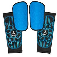 Щитки футбольные Select SHIN GUARD SUPER SAFE v23 синий, черный Уни XS (рост 134см) 647810-019