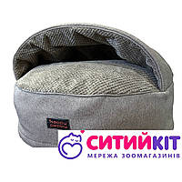 Happy peppy Hoodie (Хеппі пеппі Худі) лежак з капюшоном для котів та собак, 60 см, h 14, лате.