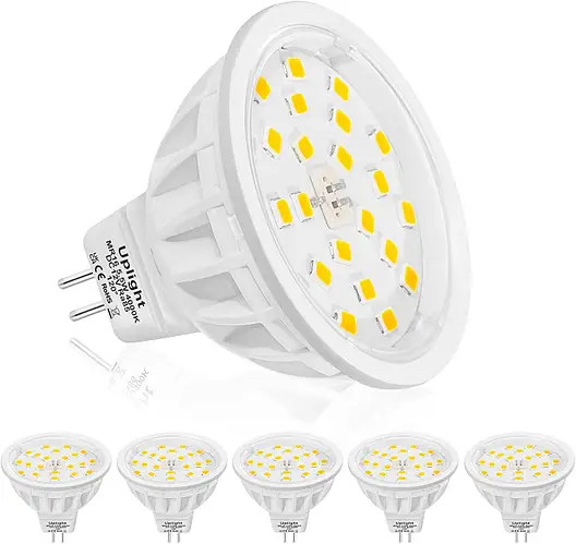Светодиодные лампы Uplight MR16 мощностью 5,5 Вт, натуральный белый цвет 6000K - фото 1 - id-p1825334272