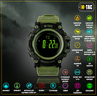 M-Tac часы тактические мультифункциональные Adventure Black/Olive